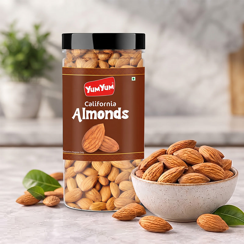 Yum Yum California Almonds Jar