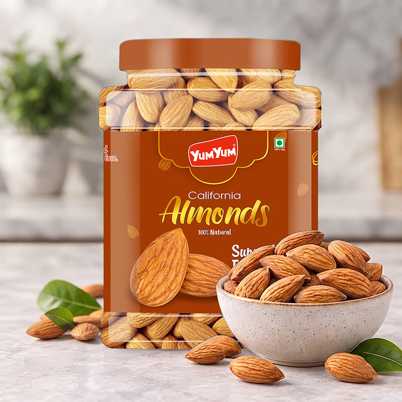 Yum Yum California Almonds Jar