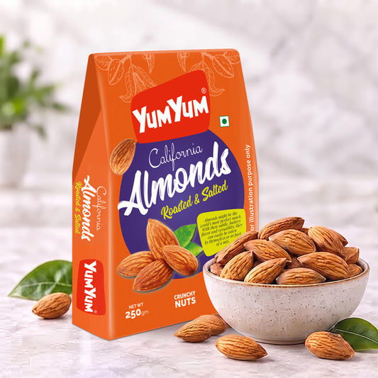 Yum Yum California Roasted & Salted Almonds Box