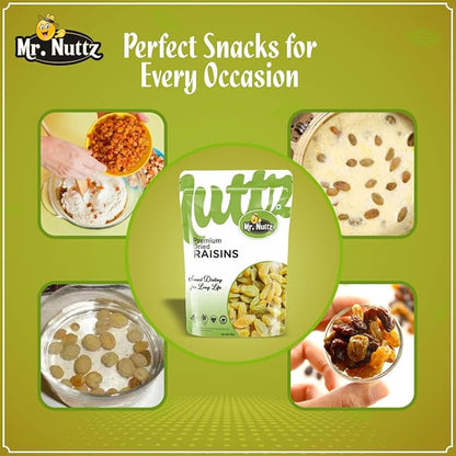 Mr. Nuttz Green Raisins Pouch