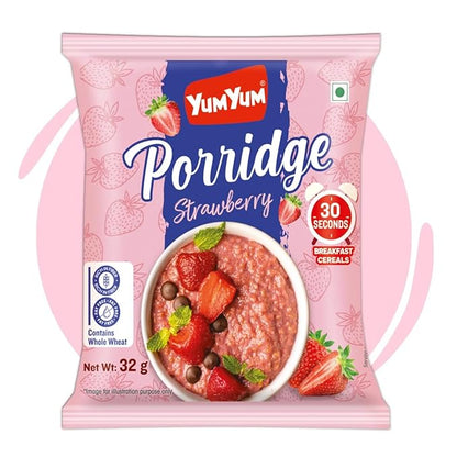 Yum Yum Instant Strawberry Porridge Pouch