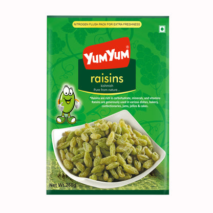 Yum Yum Green Raisins Box