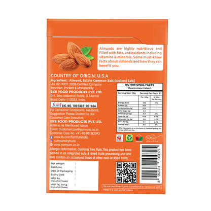 Yum Yum California Roasted & Salted Almonds Box