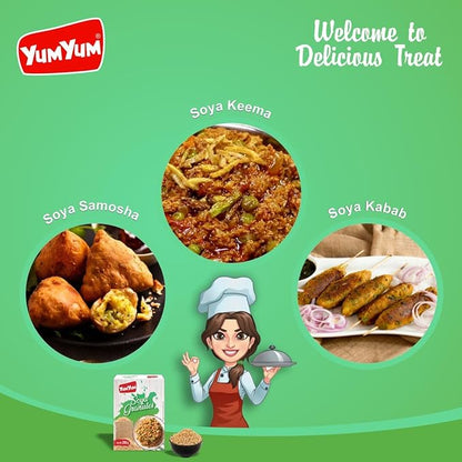Yum Yum Soya Granules Box