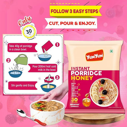 Yum Yum Instant Honey Porridge Pouch