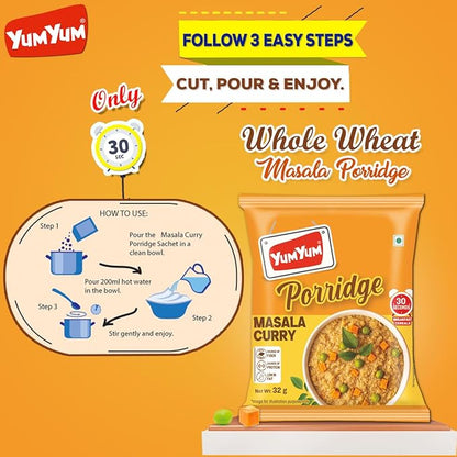 Yum Yum Instant Masala Curry Porridge Pouch