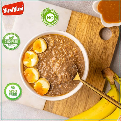 Yum Yum Instant Banana Caramel Porridge Pouch
