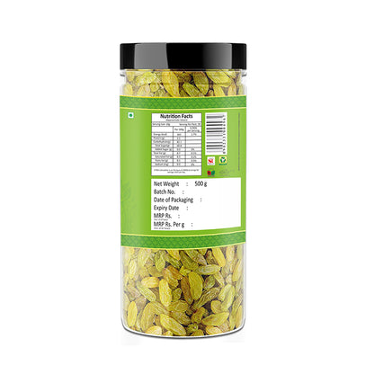 Yum Yum Green Raisins Jar