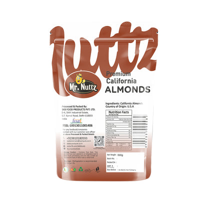Mr. Nuttz California Almonds Pouch