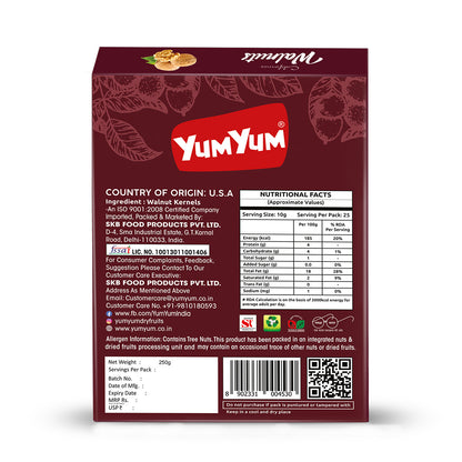 Yum Yum Walnut Kernels Box