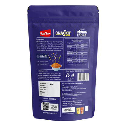 Yum Yum Snackit Indian Tadka 80g