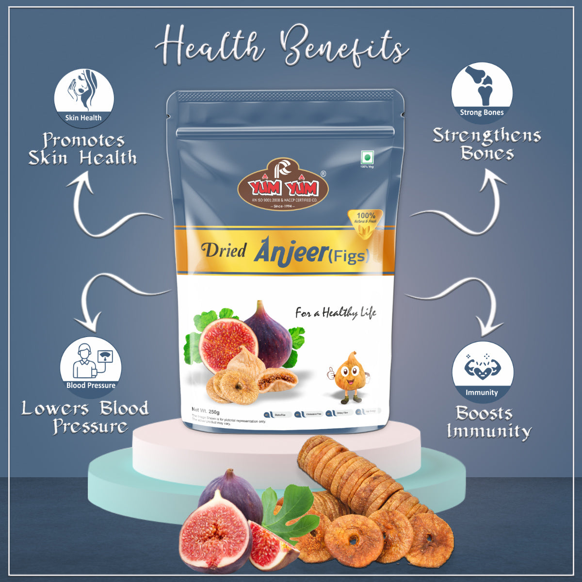 Yum Yum Anjeer/Figs Pouch