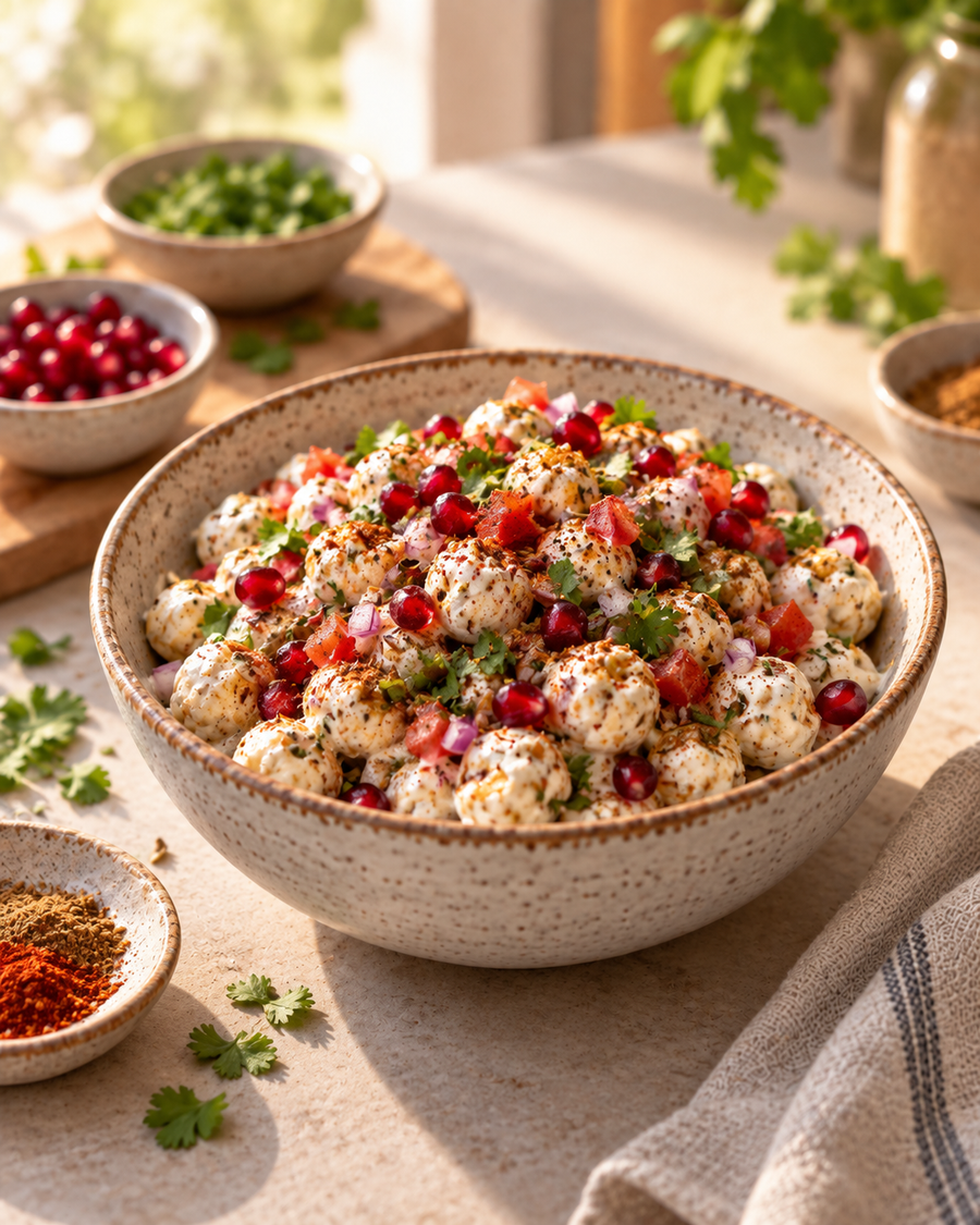 Makhana Curd Chaat