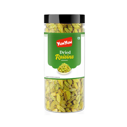 Yum Yum Green Raisins Jar
