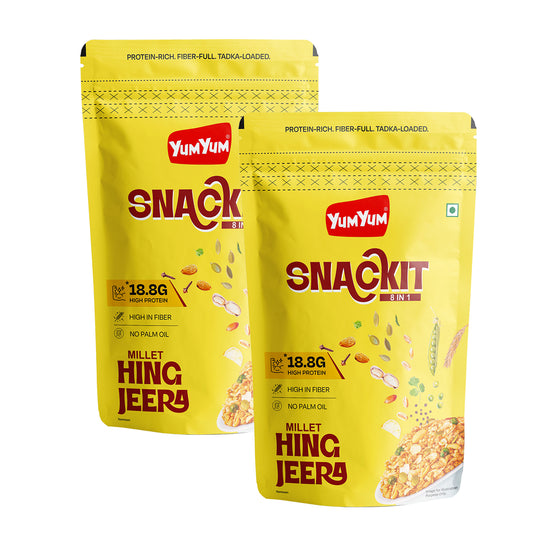 Yum Yum Hing Jeera Snackit-80g x Pack of 2 Pouch