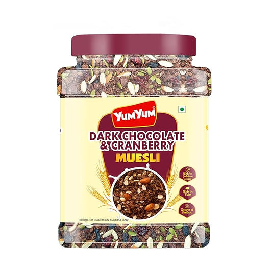 Yum Yum Dark Chocolate & Cranberry Muesli