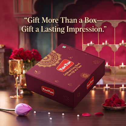 Yum Yum Festive Diwali Gift Pack of 2 - 110g each (Almond 30g, Cashew 30g, Raisins 50g) Pack of 2