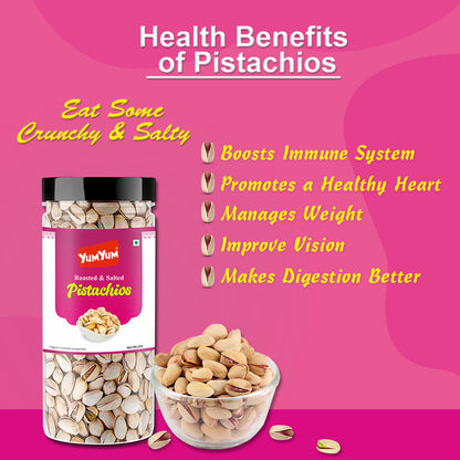 Yum Yum Almonds - Cashews - Pistachios - Raisins - Walnut Kernels (A-C-P-R-WK) Jar