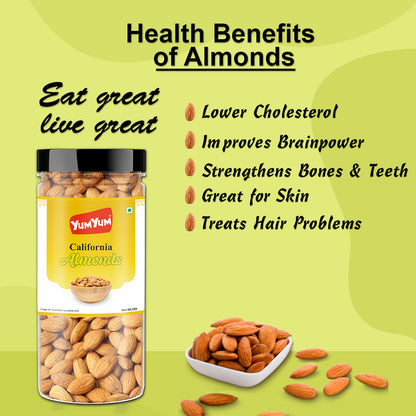 Yum Yum Almonds - Cashews - Pistachios - Raisins - Walnut Kernels (A-C-P-R-WK) Jar