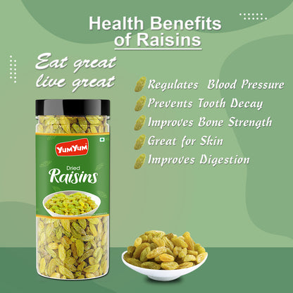 Yum Yum Almonds - Cashews - Pistachios - Raisins - Walnut Kernels (A-C-P-R-WK) Jar