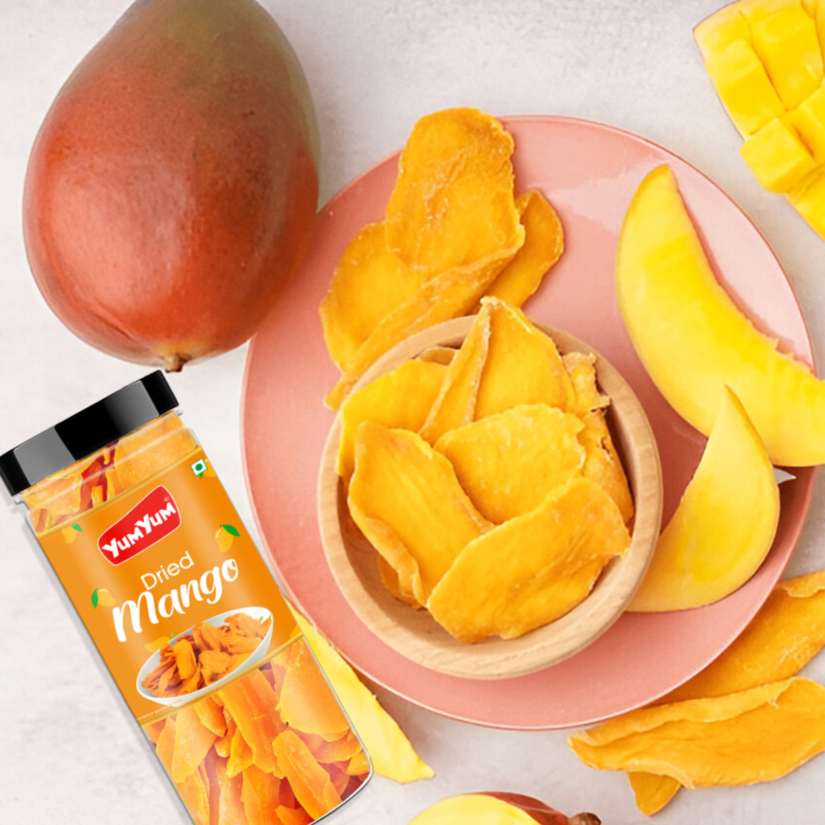 Yum Yum Dried Mango Jar