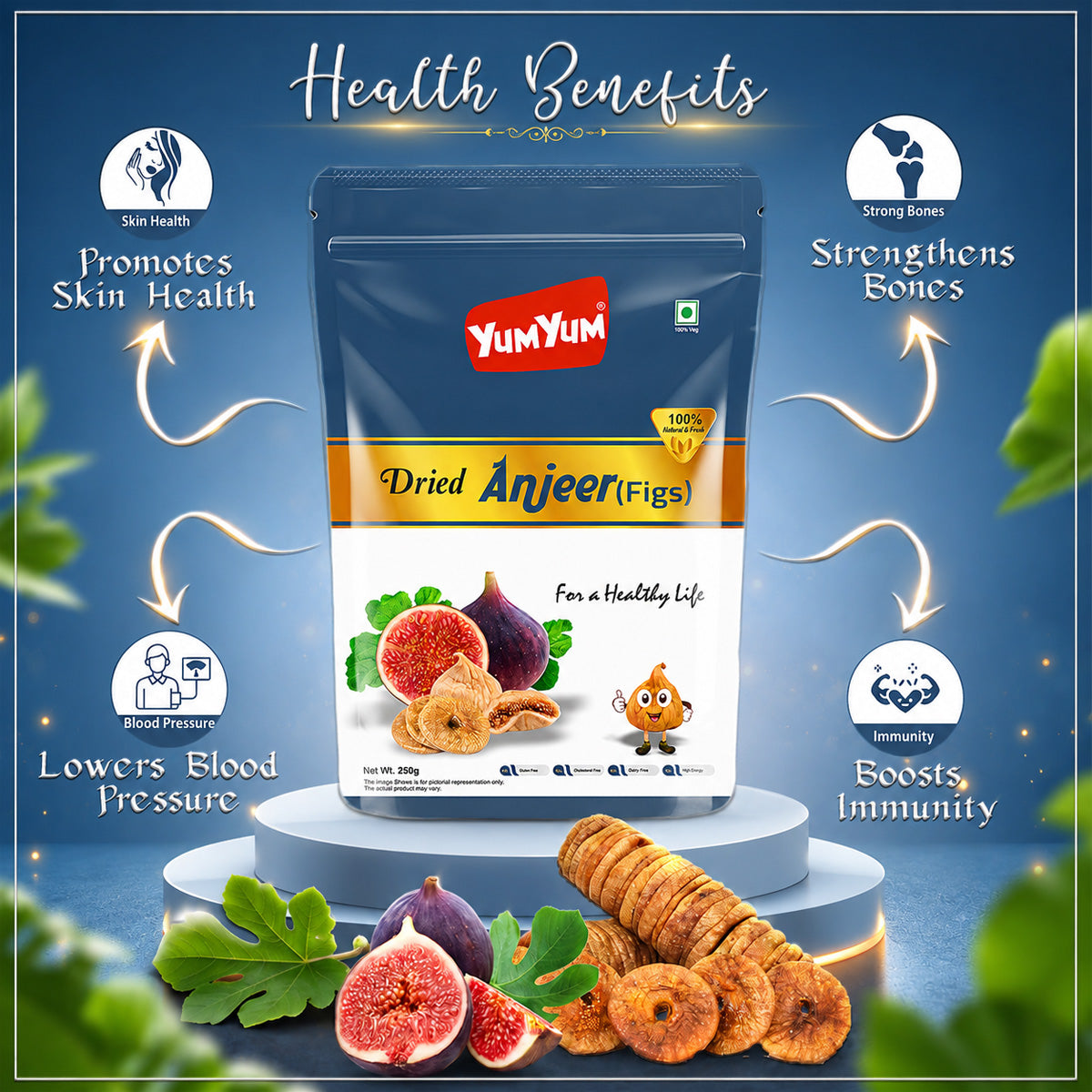 Yum Yum Anjeer/Figs Pouch
