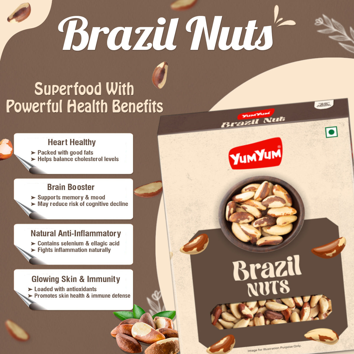 Yum Yum Brazil Nuts Box