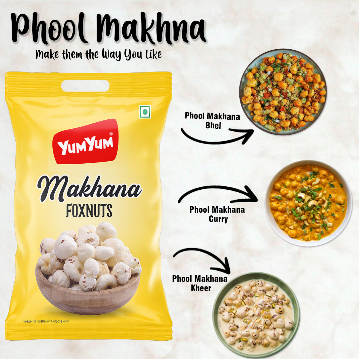 Yum Yum Makhana Pouch