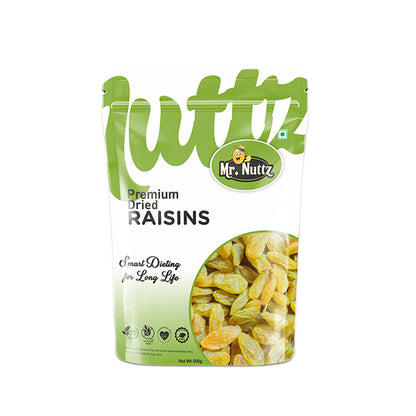 Mr. Nuttz Green Raisins Pouch